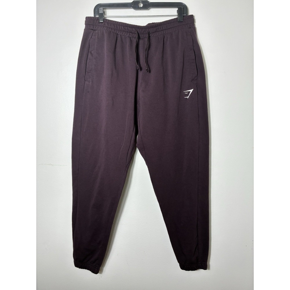 Gymshark Pull On Joggers Men's XL Burgundy Comfort Gym